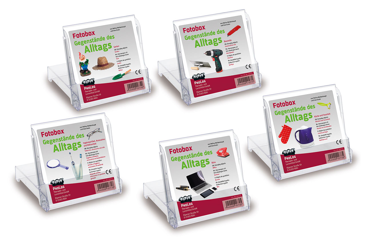 Fotobox Gegenstände des Alltags - alle 5 Boxen im Paket