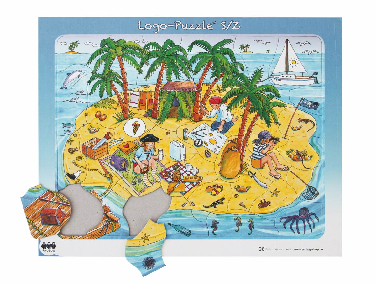 Logo-Puzzle S/Z: Pirateninsel Logo-Puzzle S/Z: Pirateninsel