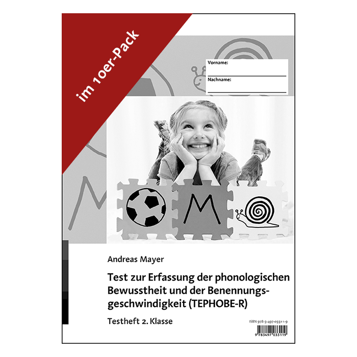 TEPHOBE-R - Testheft 2. Klasse (10er Pack)