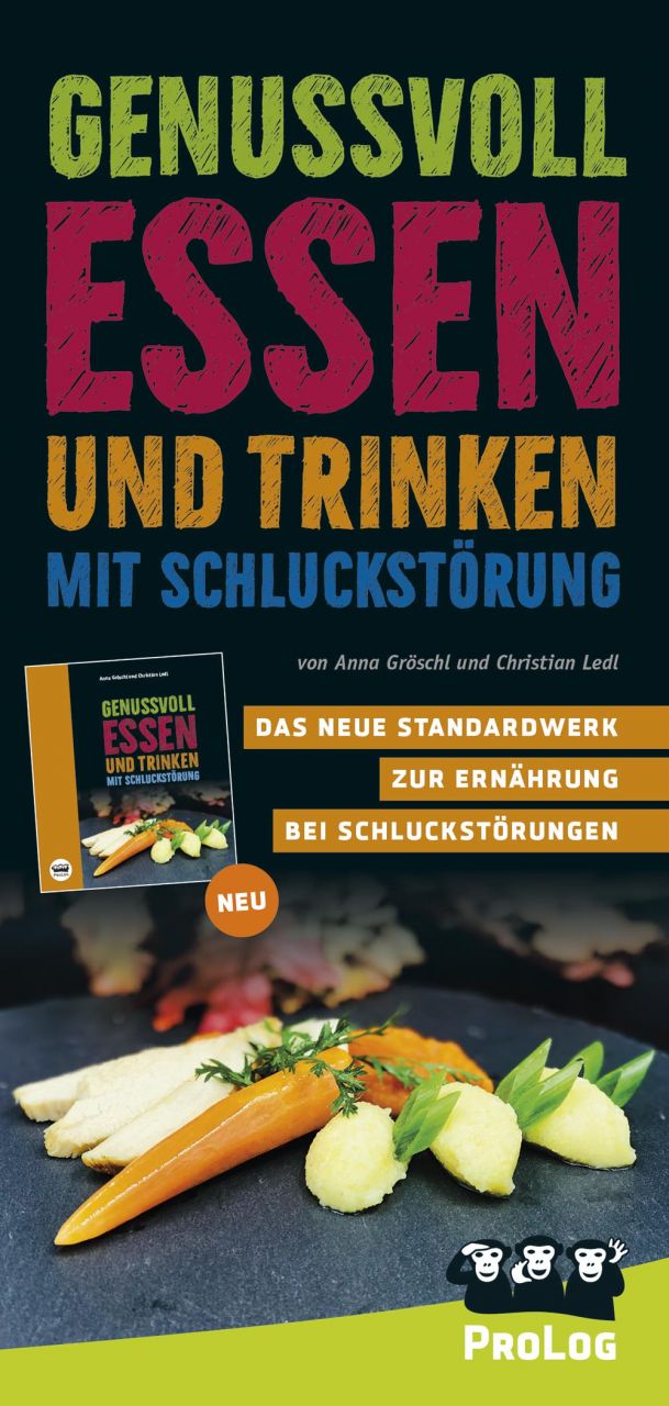 Flyer "Genussvoll essen und trinken mit Schluckstörung", 25 Stück