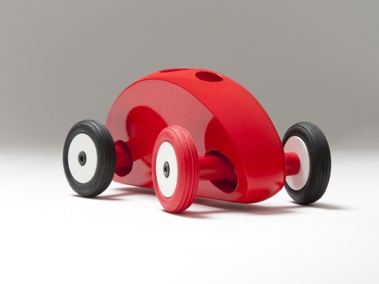 Finger Car mit Puzzlebahn - rot