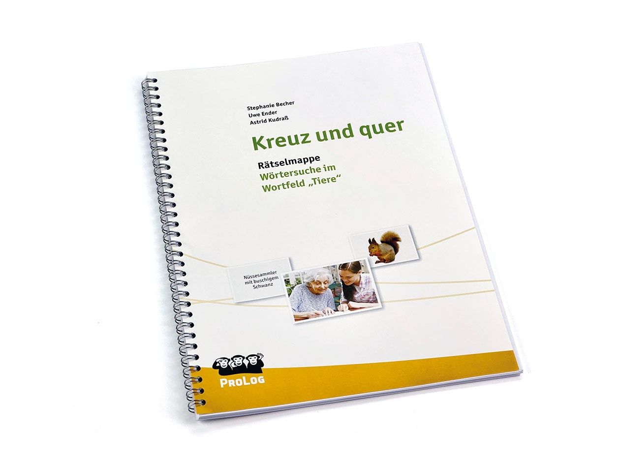 Kreuz und quer - Wörtersuche im Wortfeld TIERE (Rätselmappe)