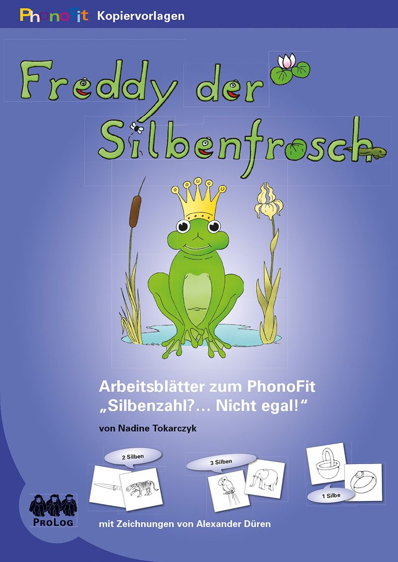 PhonoFit-Kopiervorlagenmappen: Freddy der Silbenfrosch