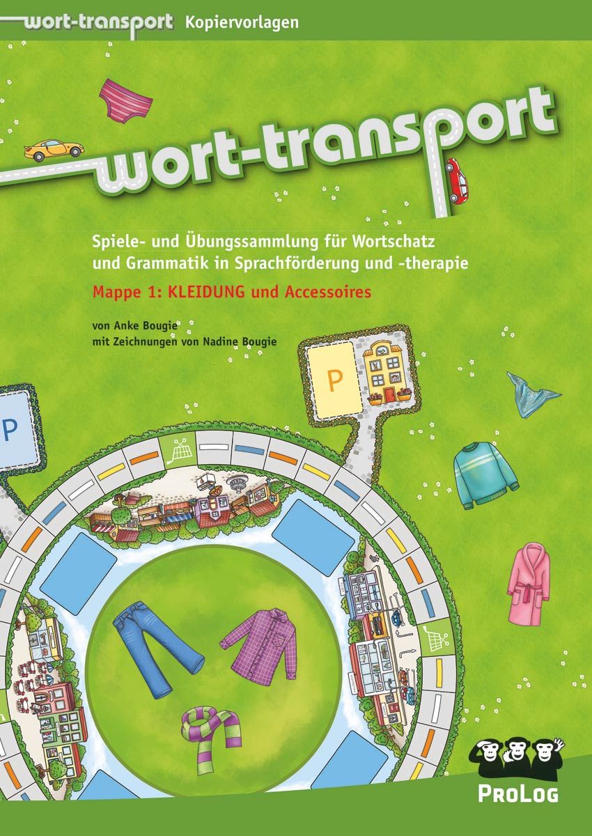 Wort-Transport-Mappe: KLEIDUNG und Accessoires