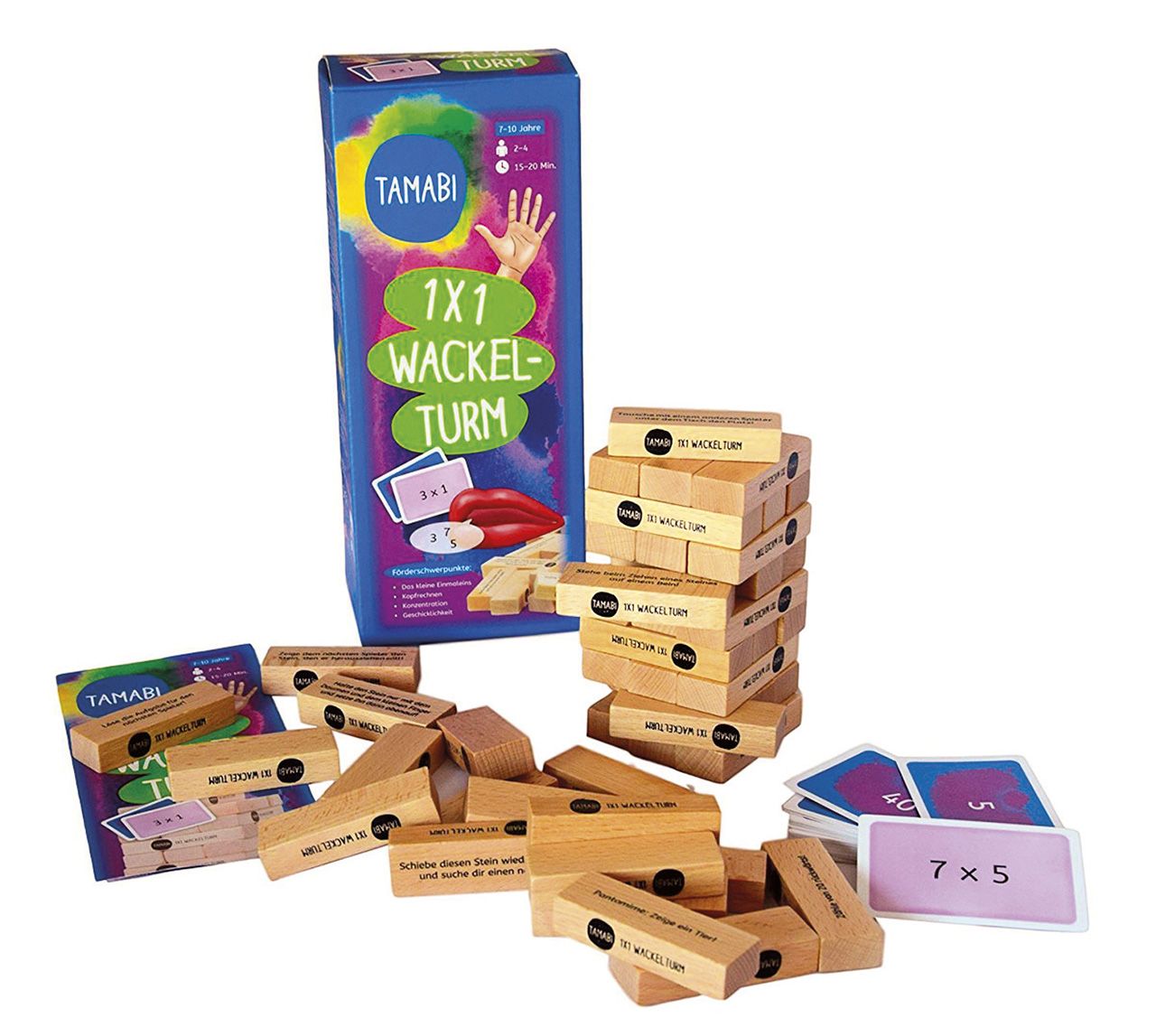 Tamabi 1x1 Wackelturm aus Holz