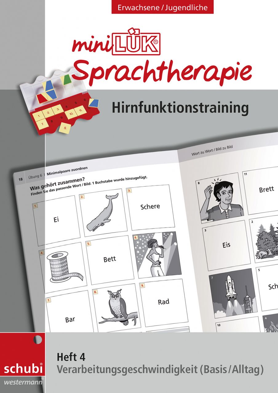 miniLÜK-Sprachtherapie - Hirnfunktionstraining SET 2