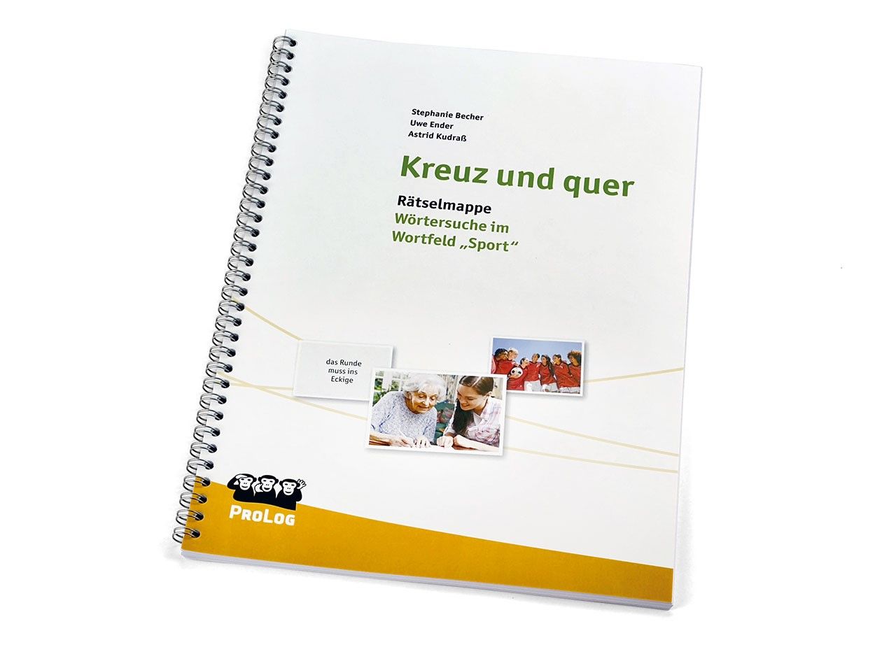 Kreuz und quer - Wörtersuche im Wortfeld SPORT (Rätselmappe)