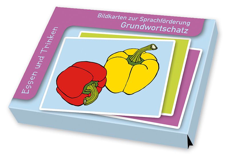 Bildkarten Grundwortschatz: Essen und Trinken