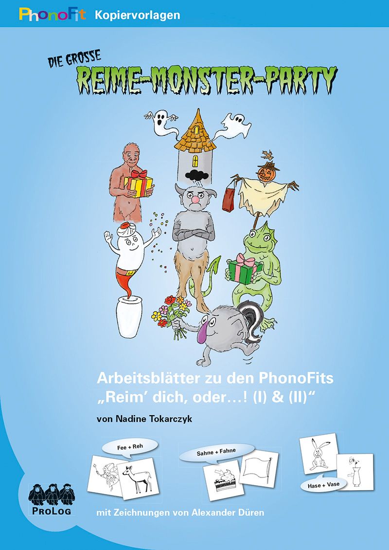 PhonoFit-Kopiervorlagenmappen: Die große Reime-Monster-Party