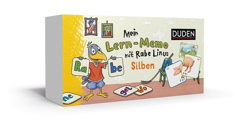 Mein Lern-Memo mit Rabe Linus - Silben