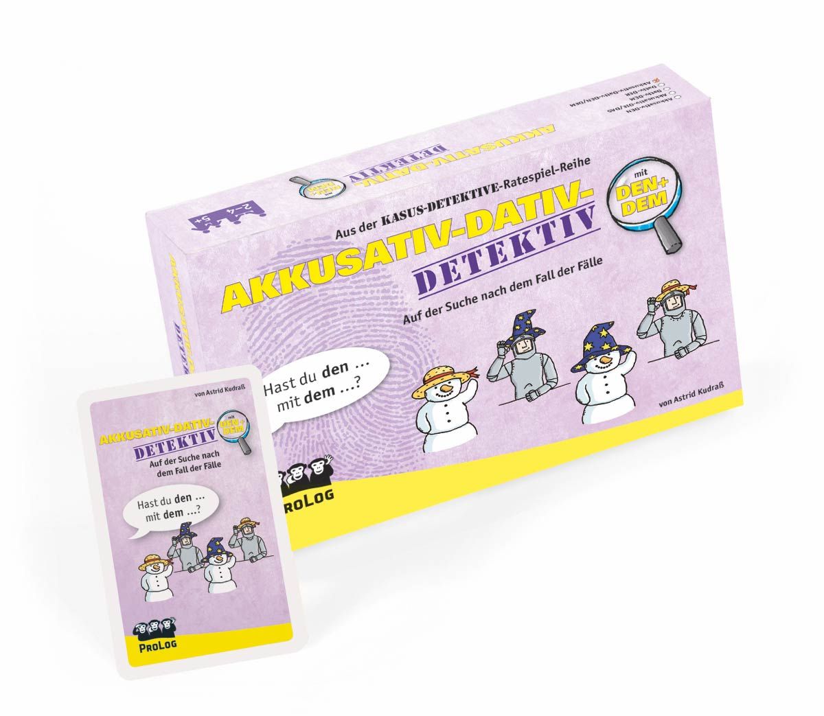 Akkusativ-Dativ-Detektiv mit DEN + DEM - Lieferbar wieder ab vorauss. Ende September 2023!