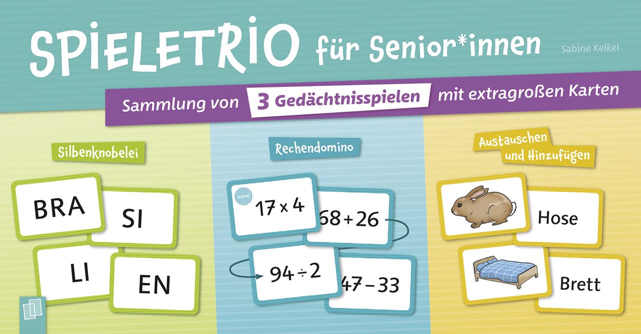 Spieletrio für Senior*innen