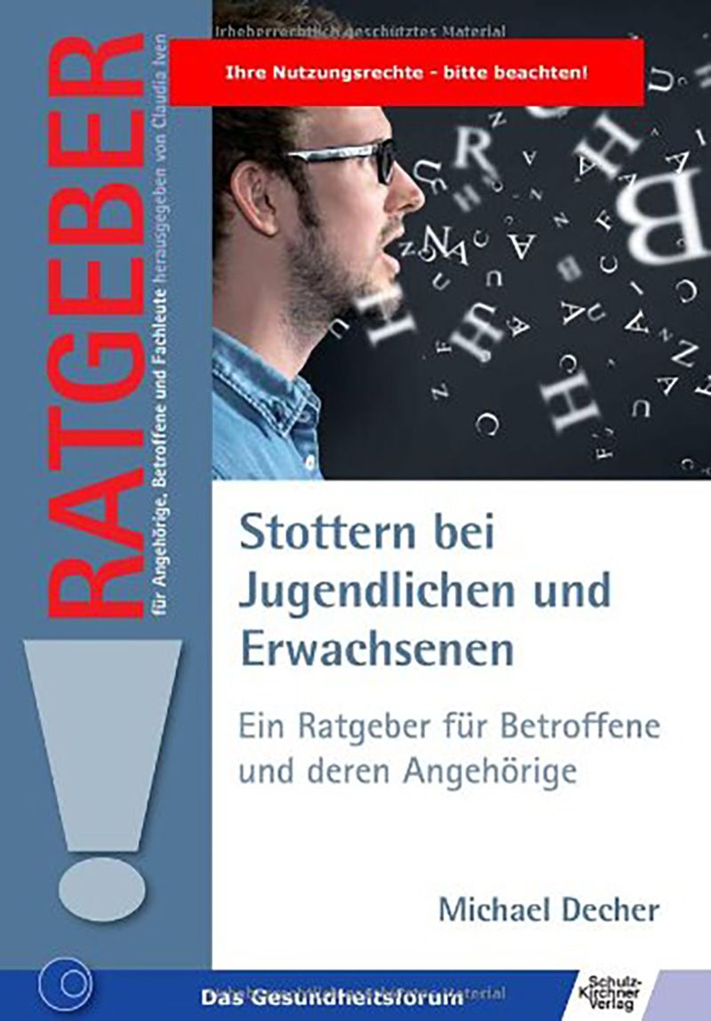 Stottern bei Jugendlichen und Erwachsenen - Ratgeber