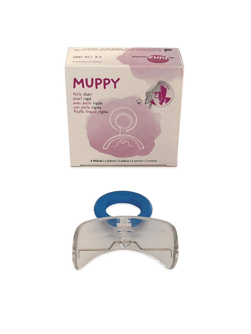 MUPPY Perle II (groß), transparent/starr