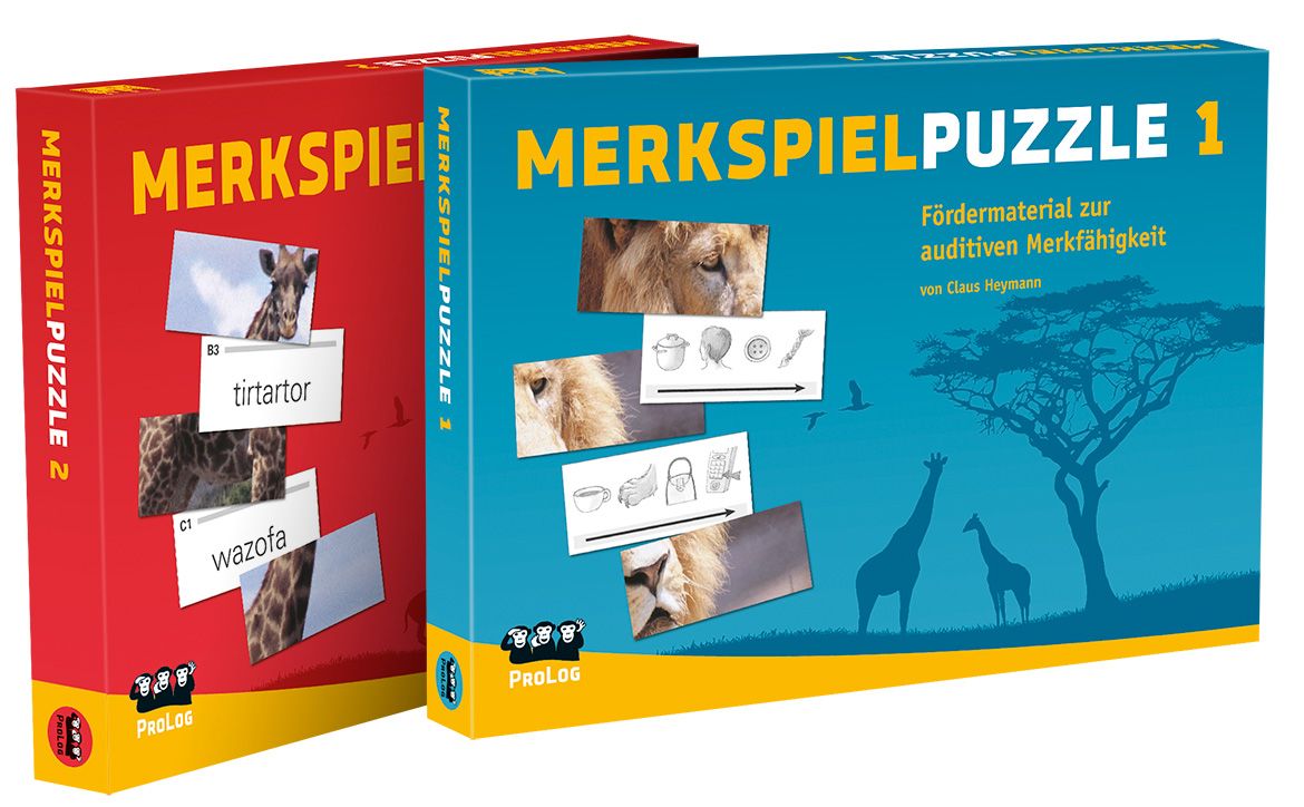 Merkspielpuzzle 1 + 2 - Gesamtpaket