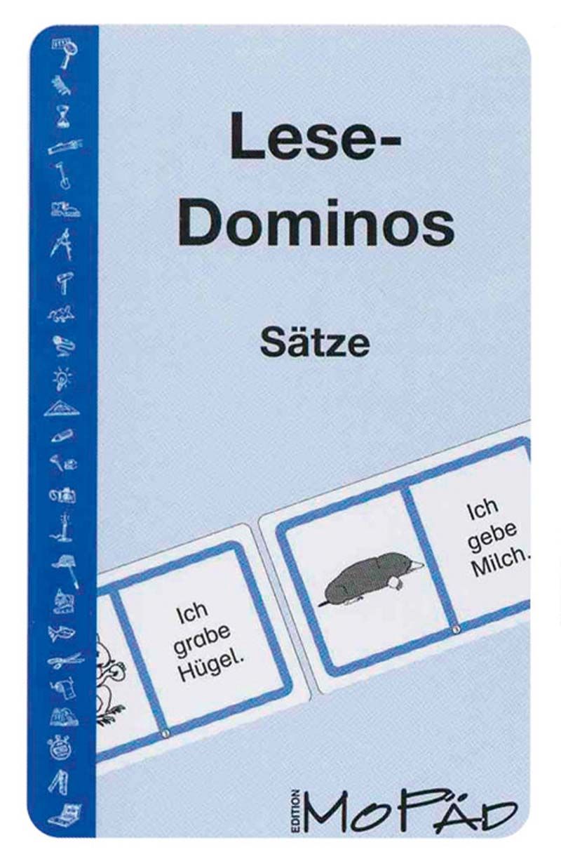 Lese-Dominos Sätze