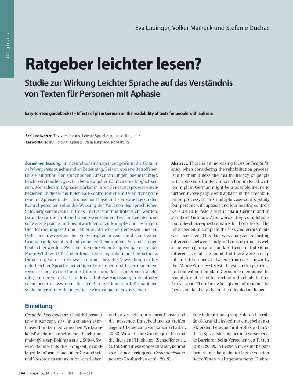 Ratgeber leichter lesen?