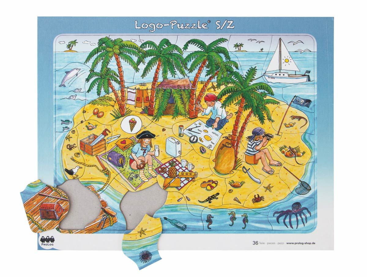 Logo-Puzzle S/Z: Pirateninsel