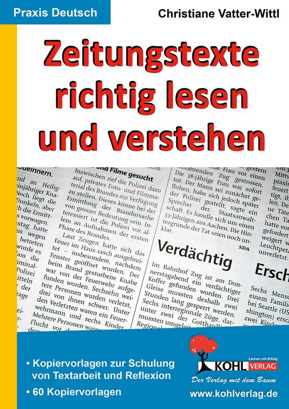 Zeitungstexte richtig lesen und verstehen