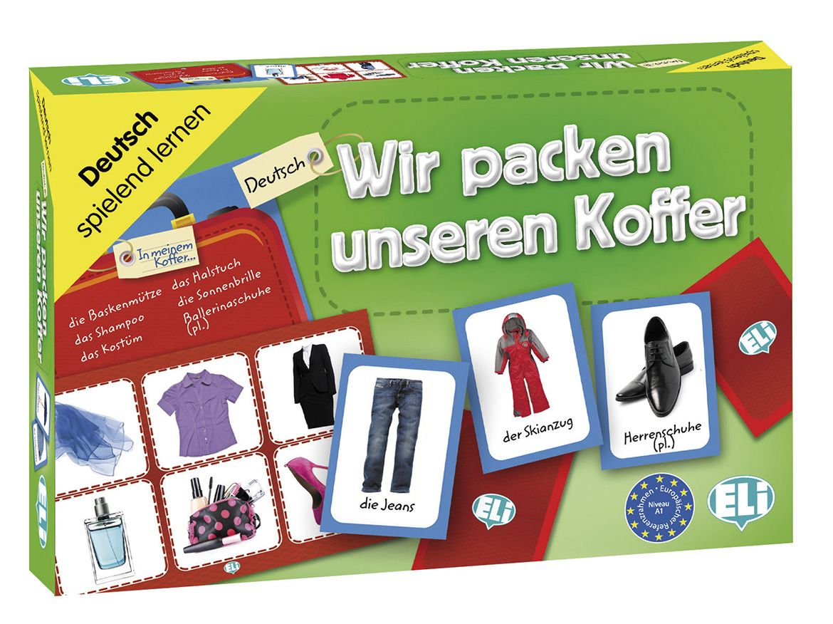 Wir packen unseren Koffer