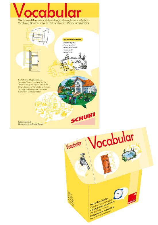 Vocabular Wortschatz-Bilderbox & Kopiervorlage im Set: Wohnen 1: Haus & Garten
