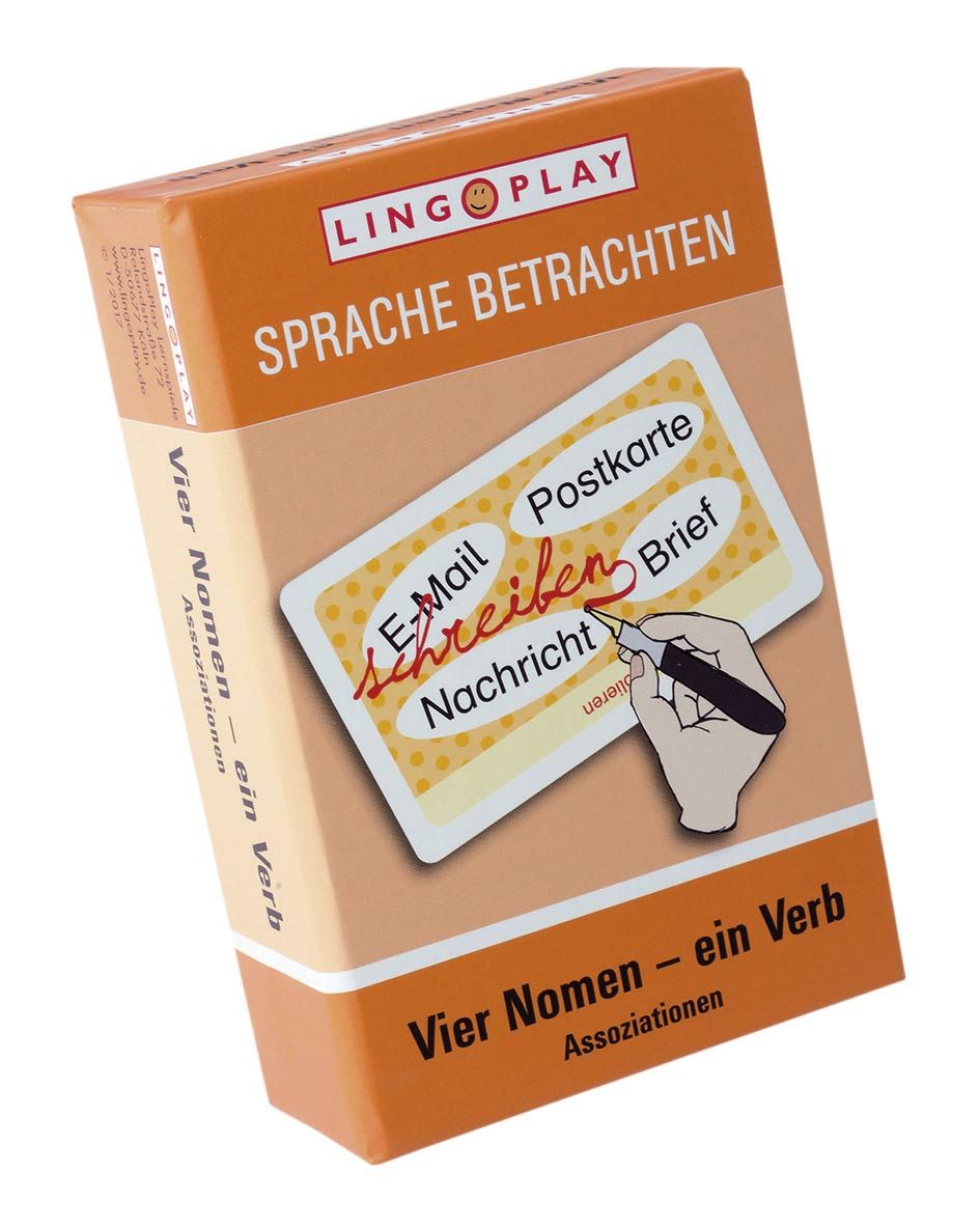 Vier Nomen - ein Verb