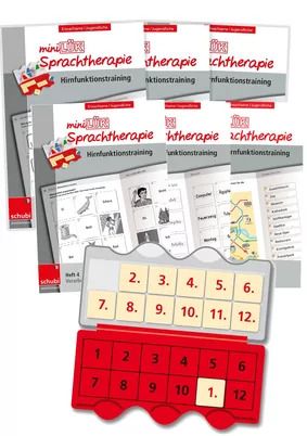 miniLÜK-Sprachtherapie - Hirnfunktionstraining: Hefte 1-6