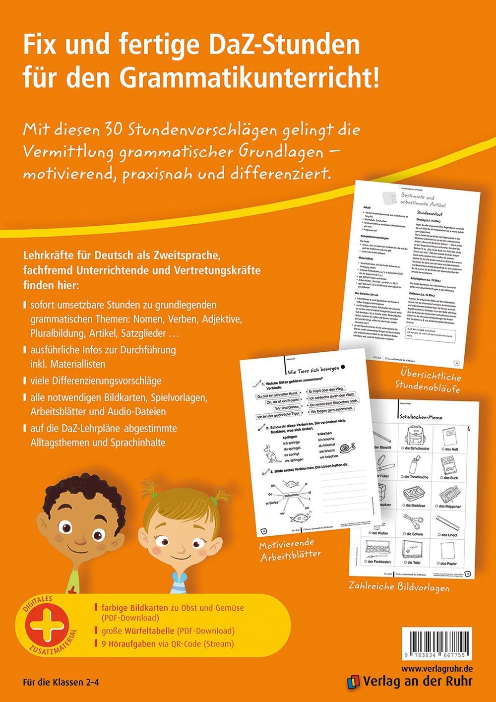 30 x DaZ: Einfache Grammatik für 45 Minuten